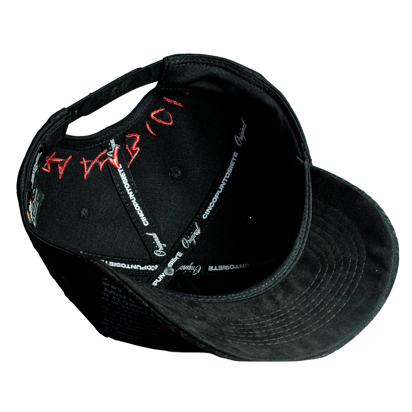 Five Seven Letters Black & Red