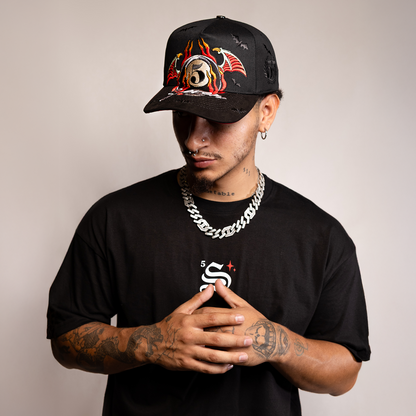 Five Seven Wings Black & Red