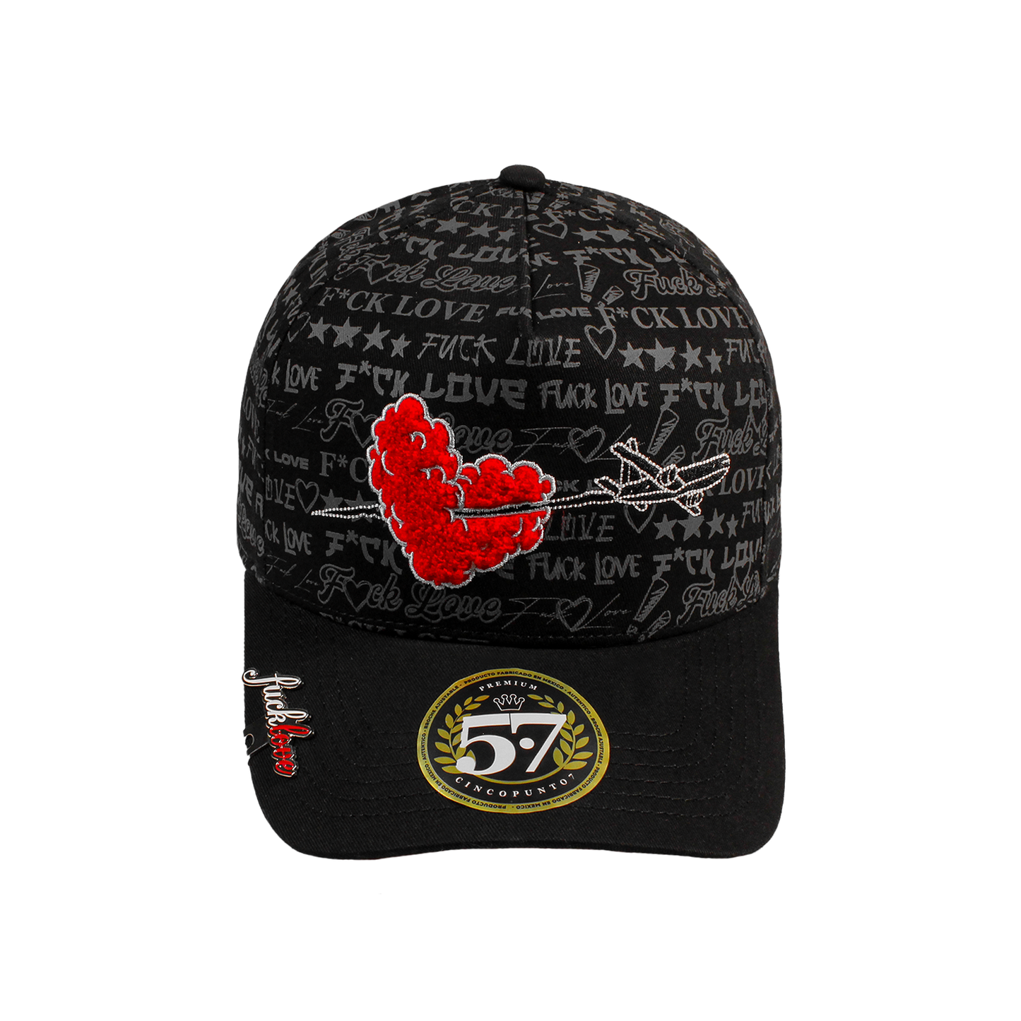 Fake Love Fuck Love Airplane Heart Black