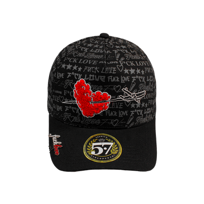 Fake Love Fuck Love Airplane Heart Black