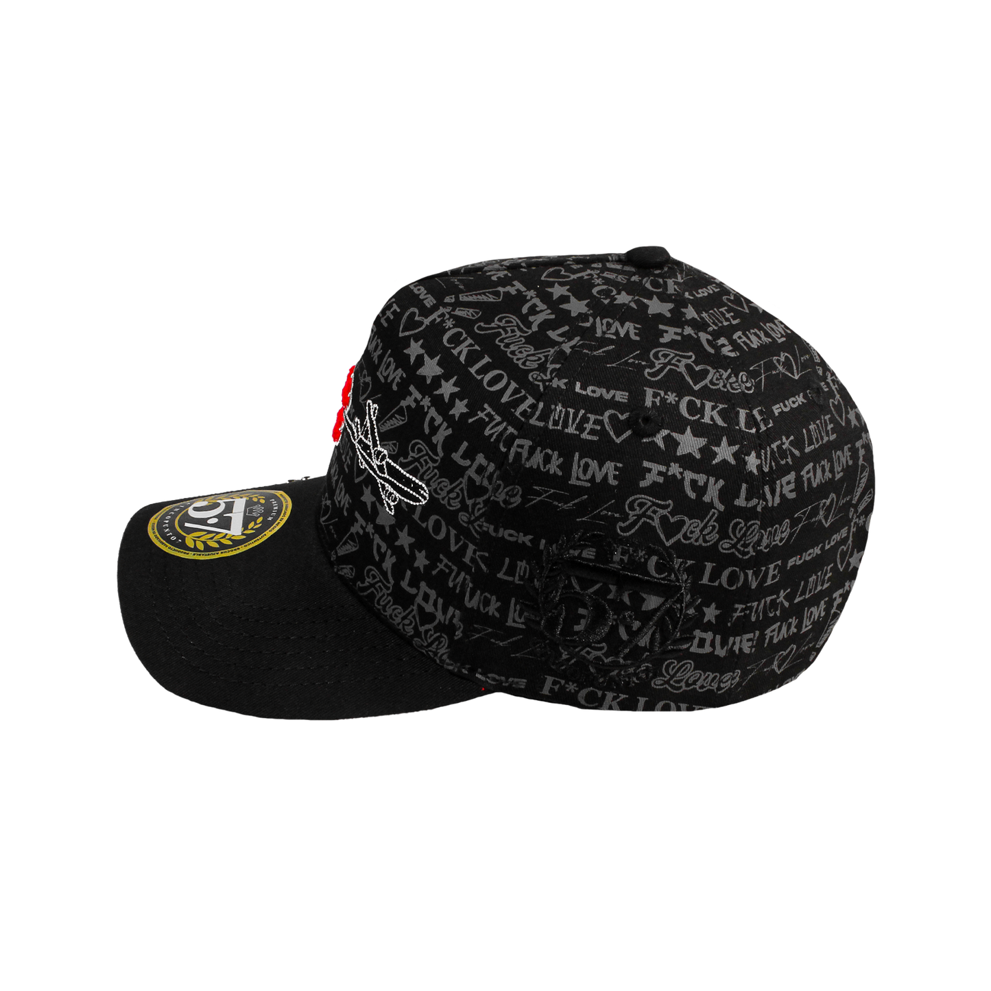 Fake Love Fuck Love Airplane Heart Black