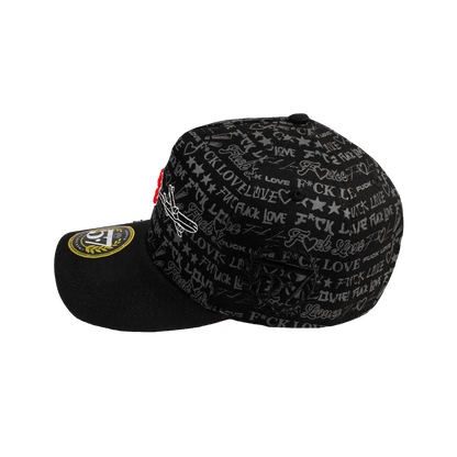 Fake Love Fuck Love Airplane Heart Black