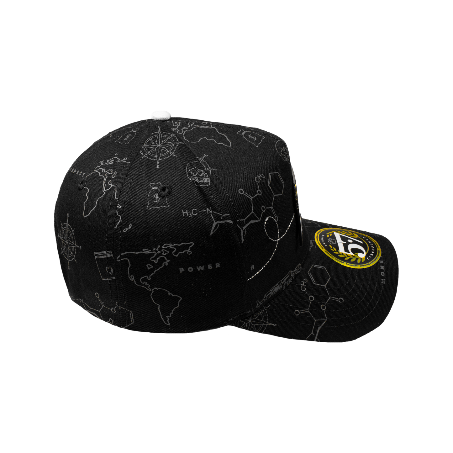 Paper Plane Full Print Black Curva