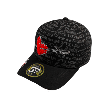 Fake Love Fuck Love Airplane Heart Black