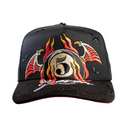 Five Seven Wings Black & Red