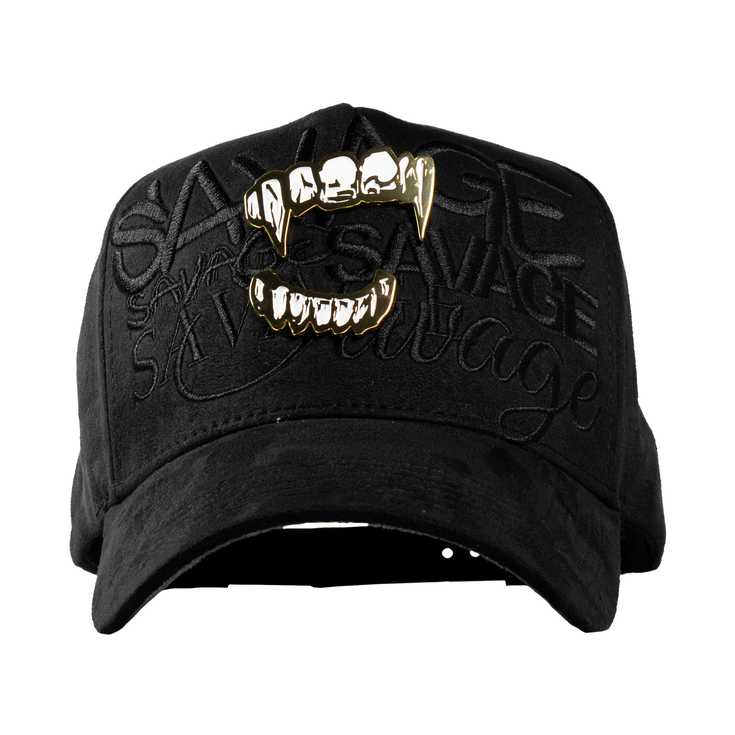 Metal Gold Savage Fangs Black & Grey