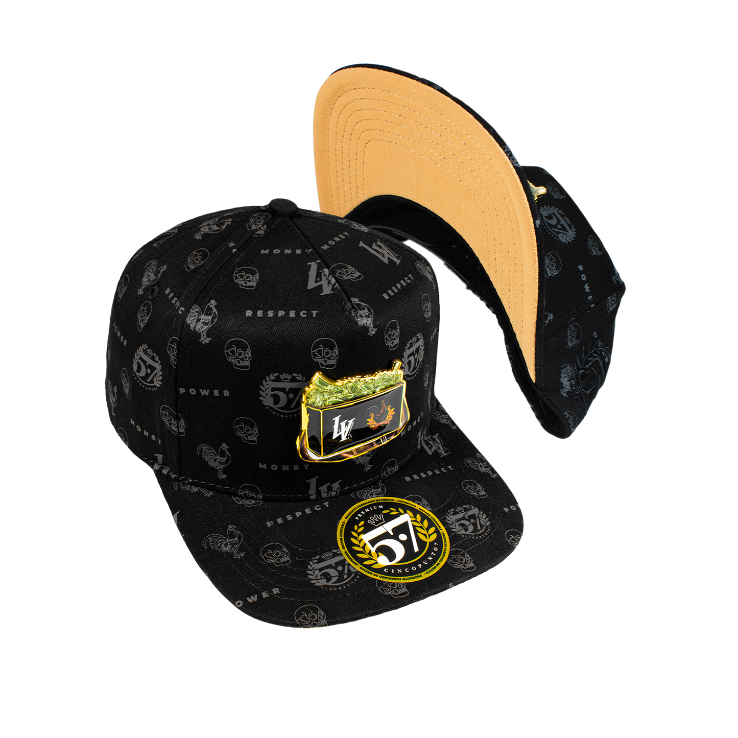 Gorra Money Bag LV Black cincopunto7