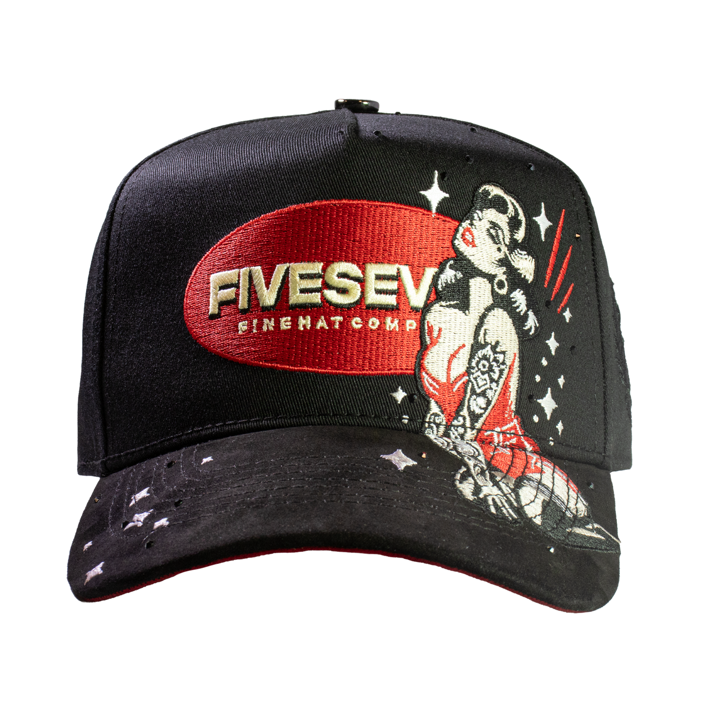 Five Seven Woman Vintage Black & Red