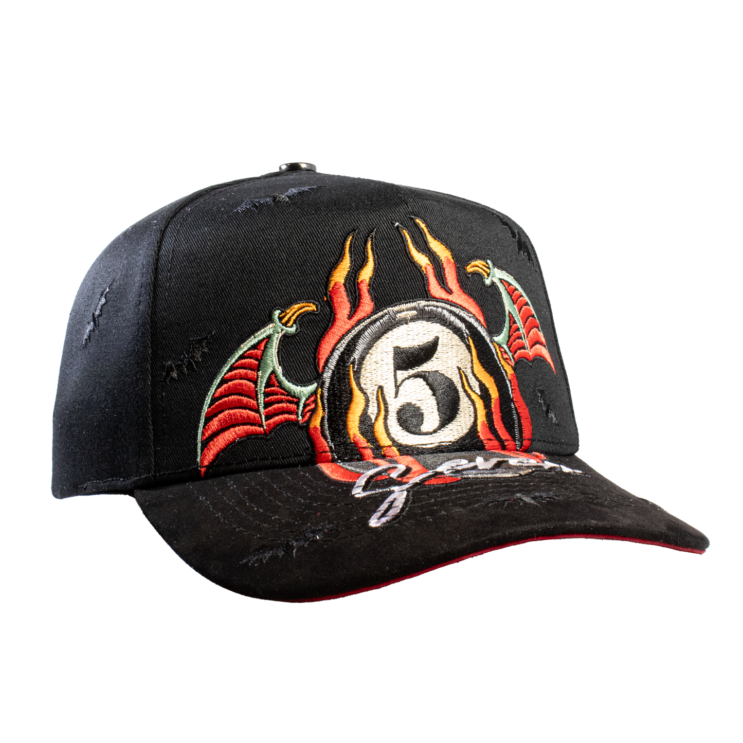 Five Seven Wings Black & Red