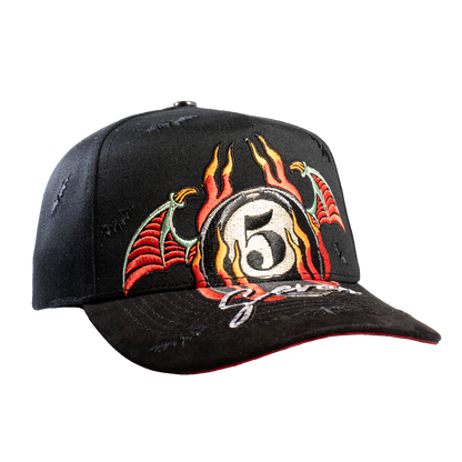 Five Seven Wings Black & Red