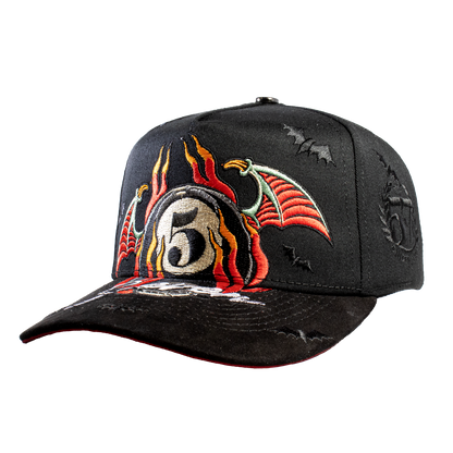 Five Seven Wings Black & Red