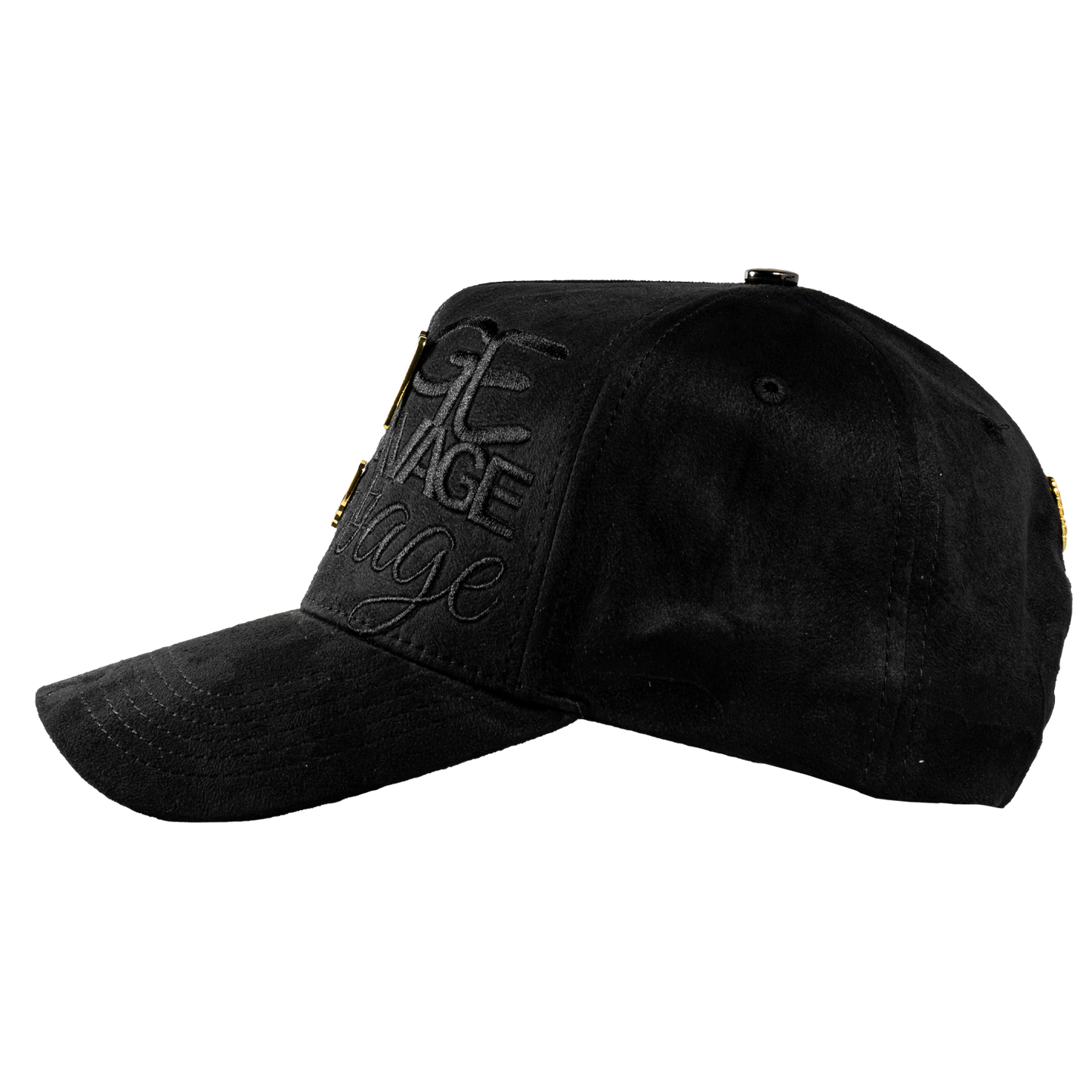 Metal Gold Savage Fangs Black & Grey