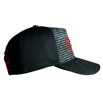 Five Seven Letters Black & Red