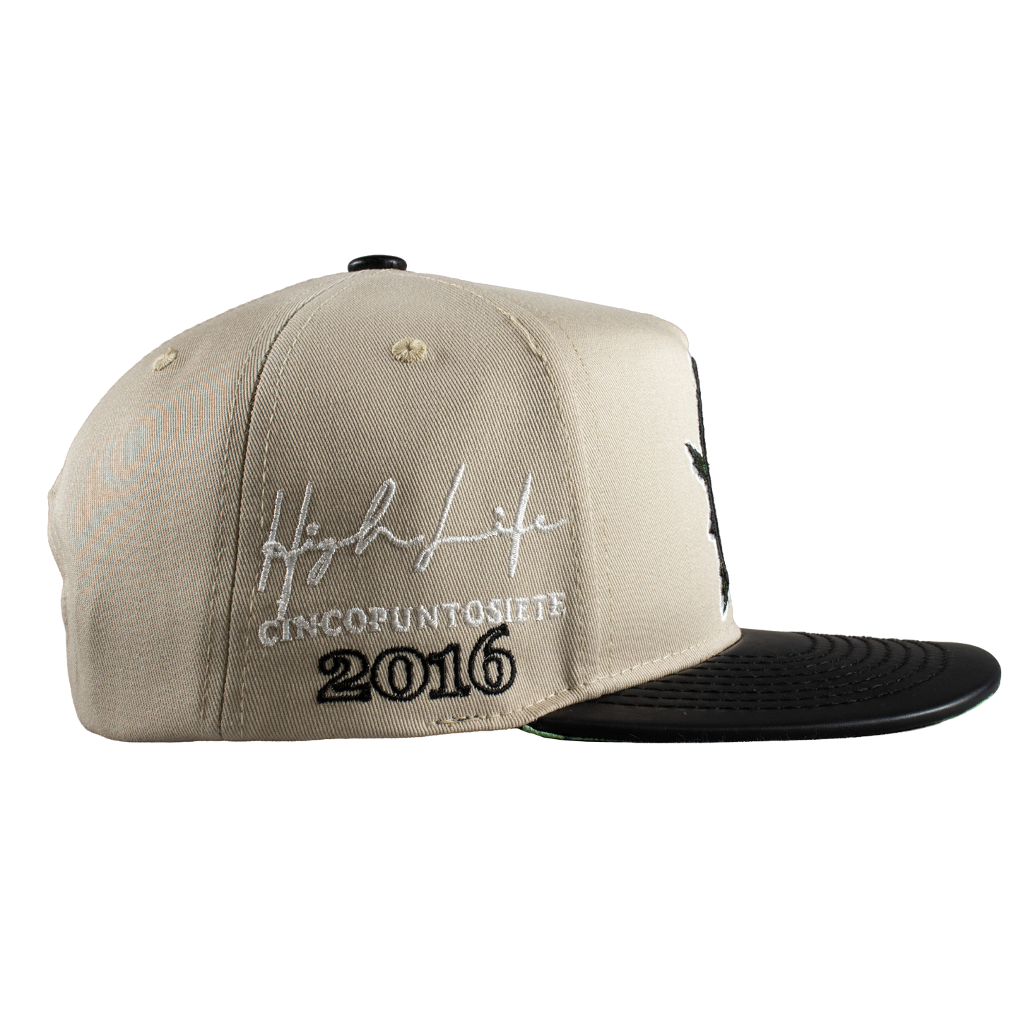 Gorra High life beige