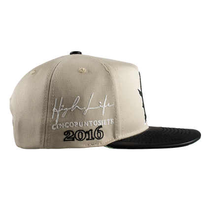 Gorra High life beige