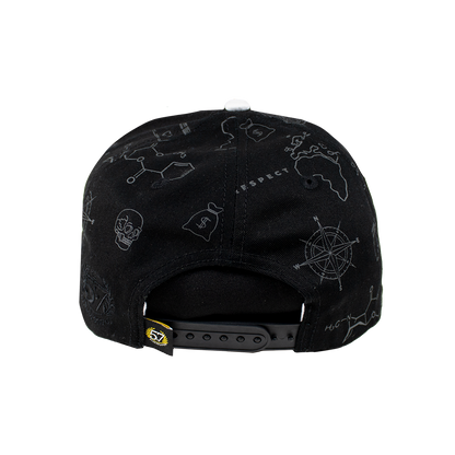 Paper Plane Full Print Black