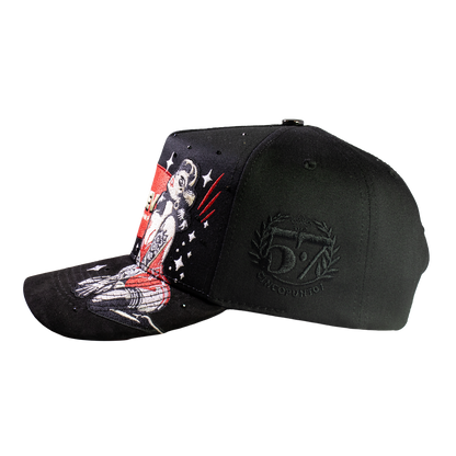 Five Seven Woman Vintage Black & Red