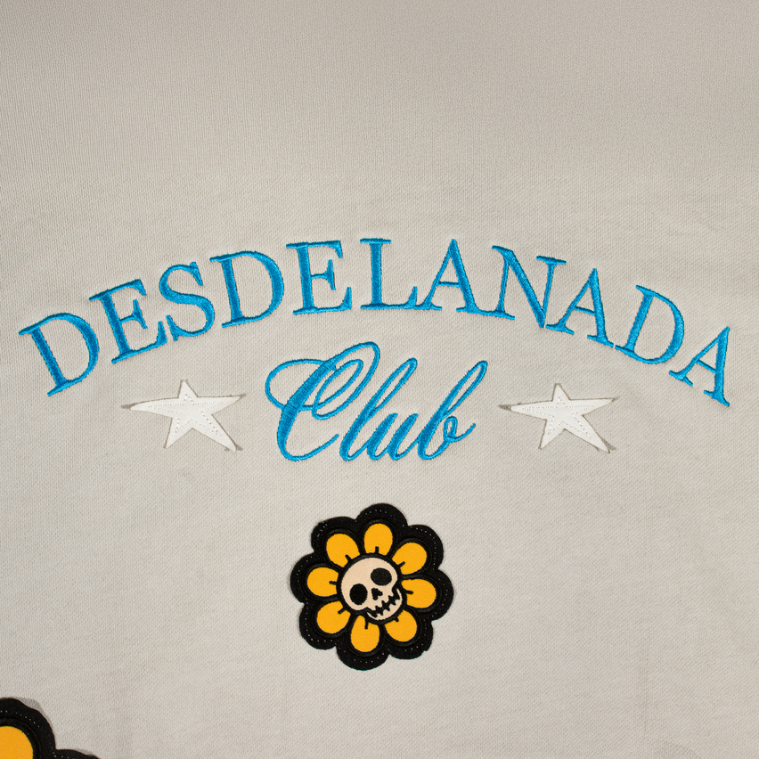 Hoodie Flower Skull L