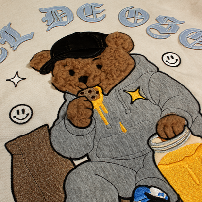 Hoodie Flower Skull L