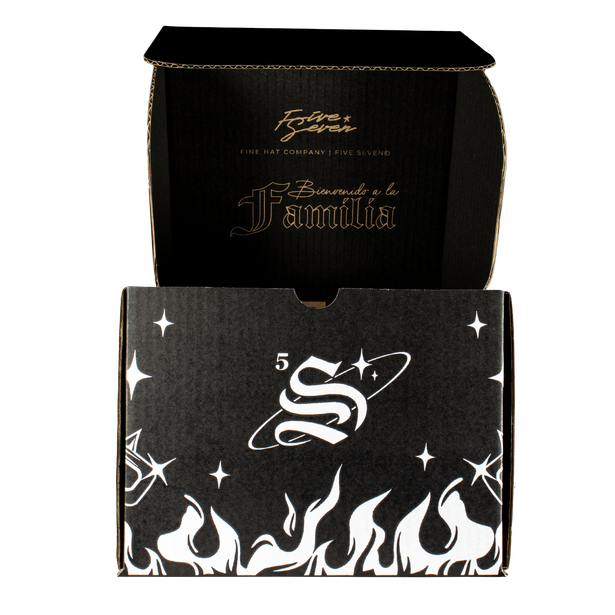 Full set Flames, caja, cubre polvo y accesorio.