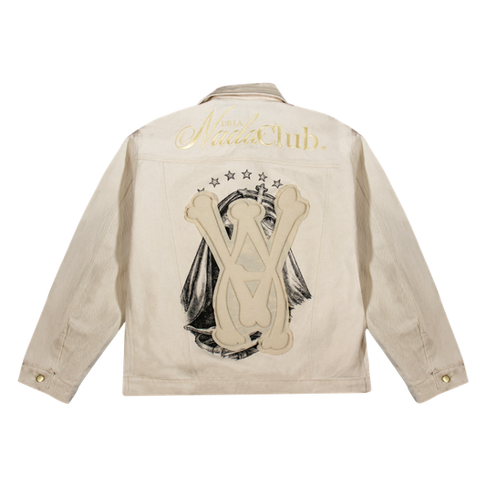 Chamarra Skull Star mezclilla