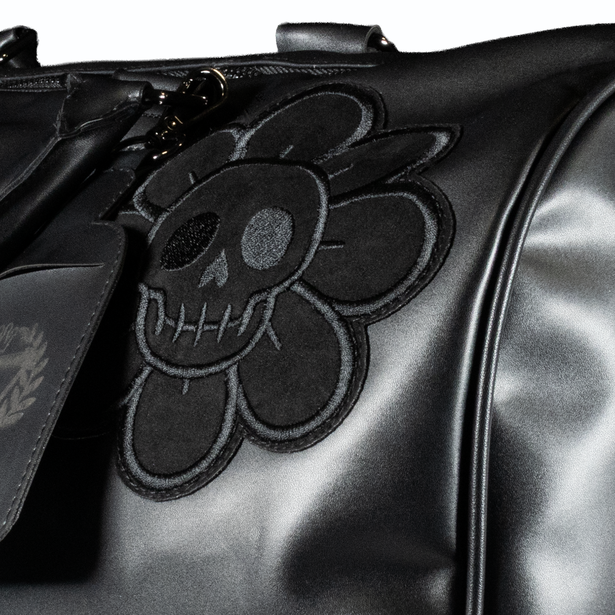 Sidebag Flower Skull Extra Grande