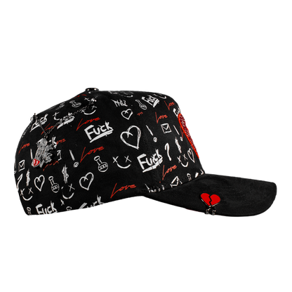 Fake Love Broken Heart Full Print