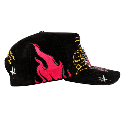 Skull Pink Flames Fvsvn