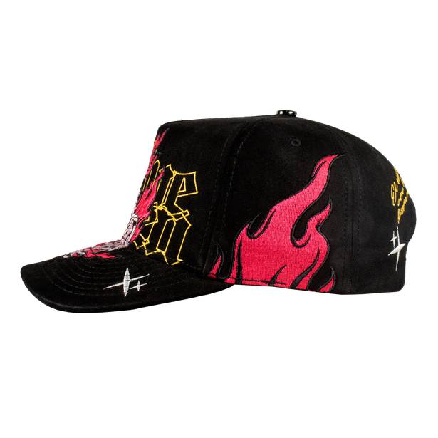 Skull Pink Flames Fvsvn