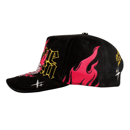 Skull Pink Flames Fvsvn
