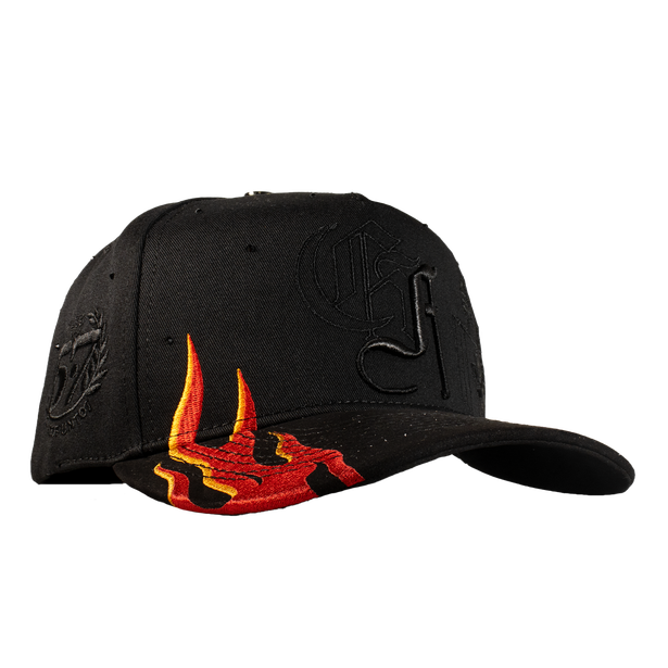 Gorra Skull Rooster Flames