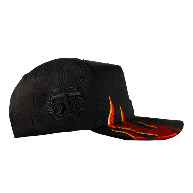 Gorra Skull Rooster Flames