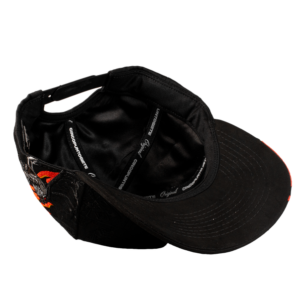 Gorra Skull Rooster Flames