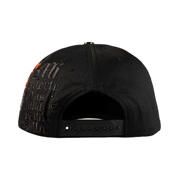 Gorra Skull Rooster Flames
