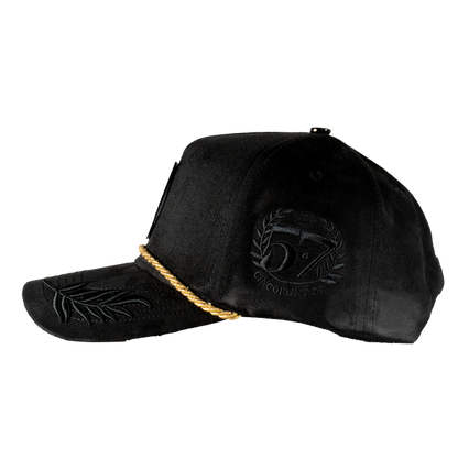 Gorra Carta Gallo Guirnaldas Black