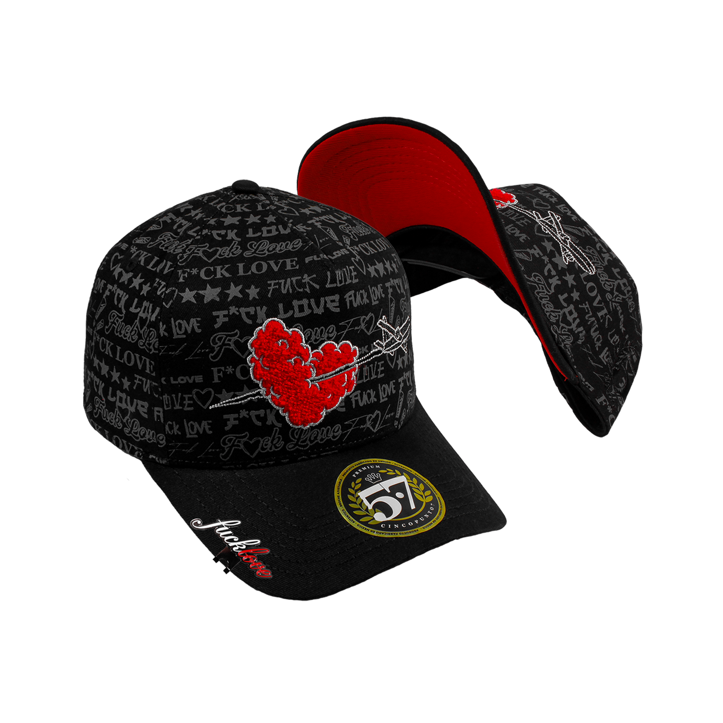 Fake Love Fuck Love Airplane Heart Black