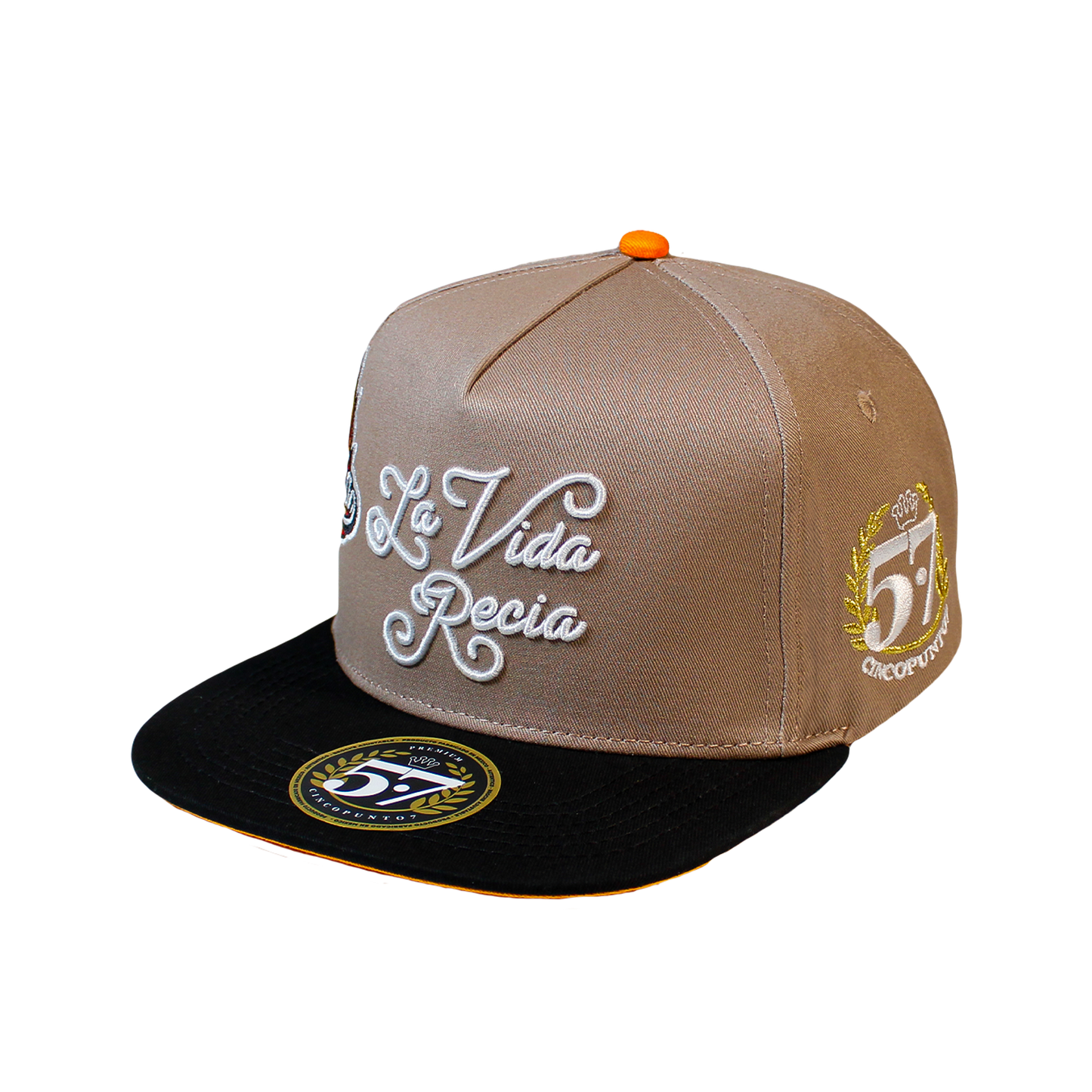 Gorra La Vida Recia brown cincopunto7