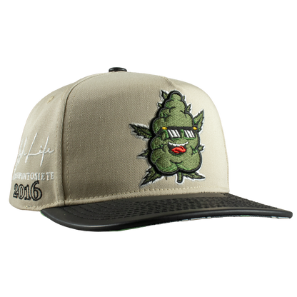 Gorra High life beige