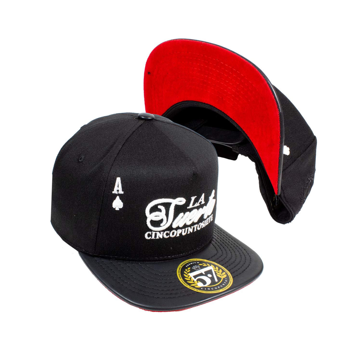 Gorra La Suerte Premium black cincopunto7