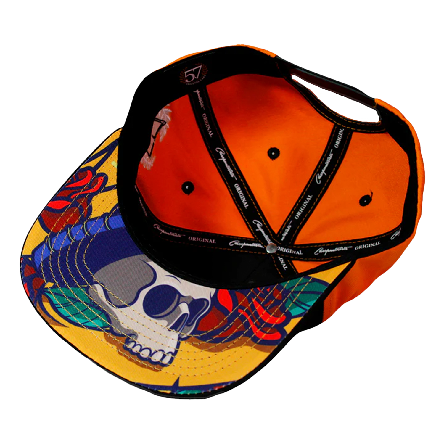 Gorra Calavera Rosas Premium