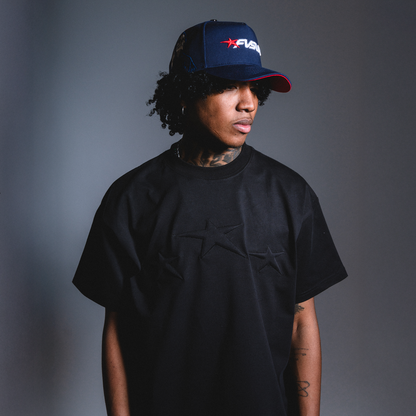 Playera Skull Star Cherry