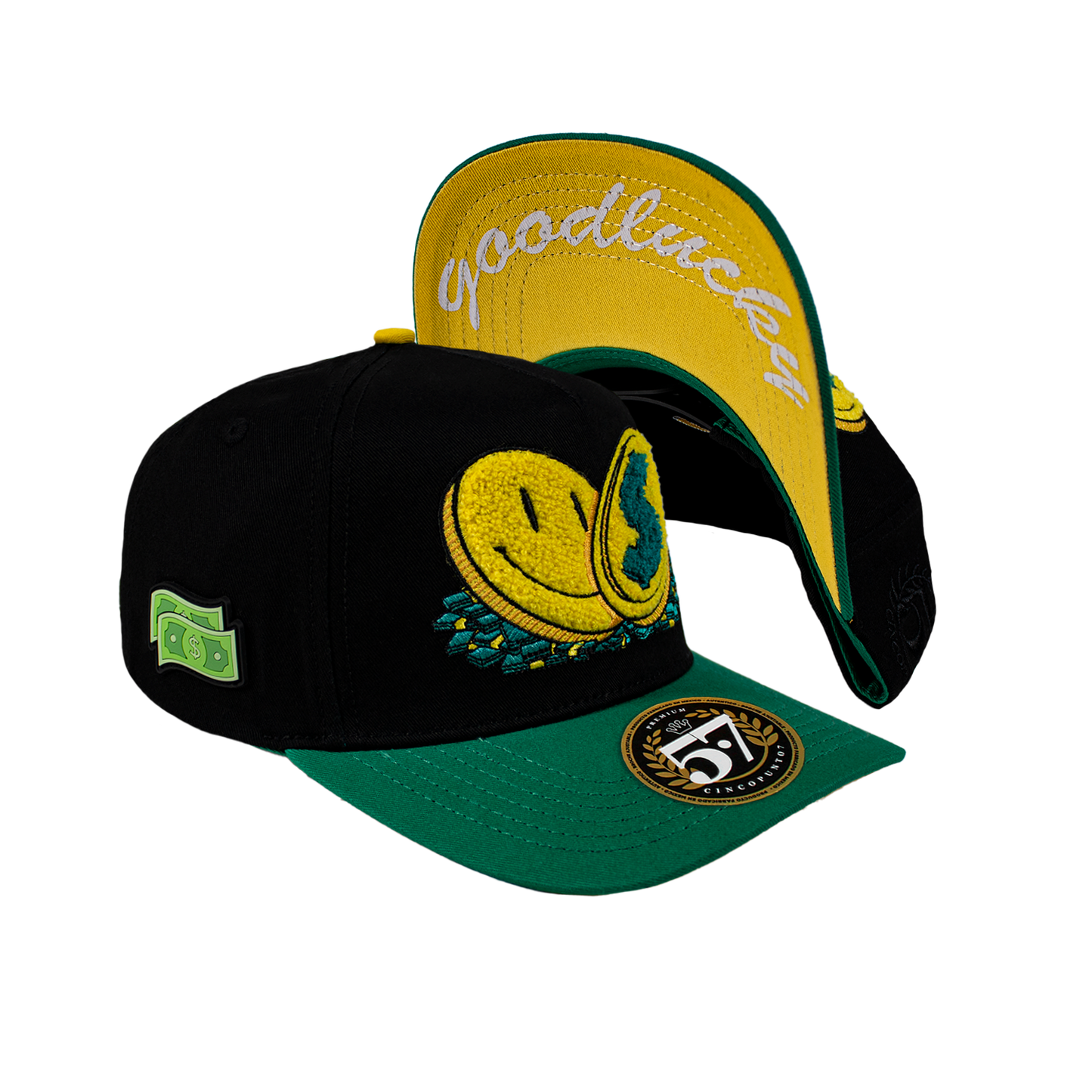 Good Lucky Black & Green Curva