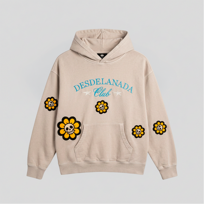 Hoodie Flower Skull