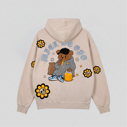 Hoodie Flower Skull