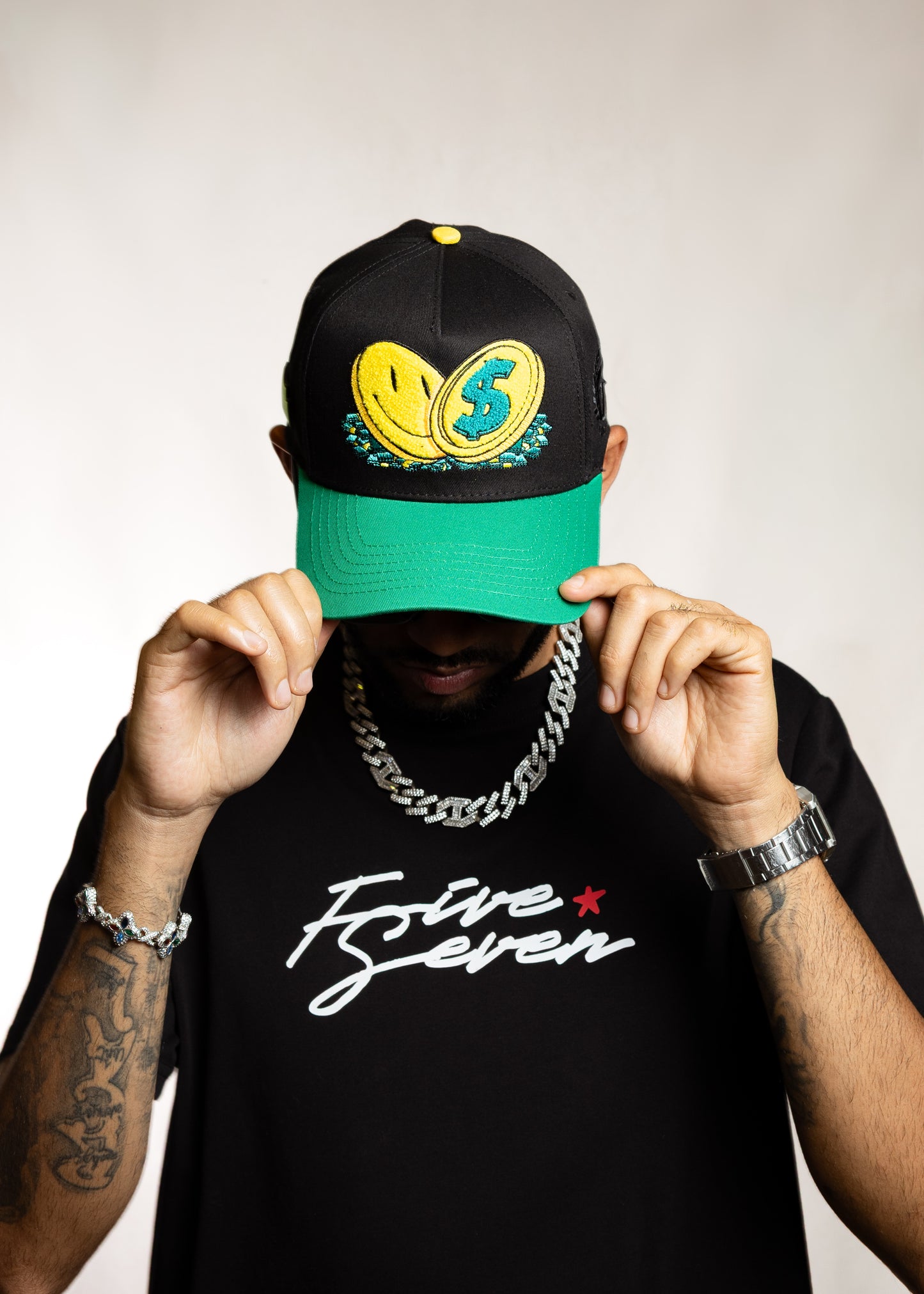 Good Lucky Black & Green Curva