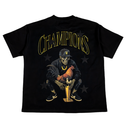 Playera Champions Skull Rooster