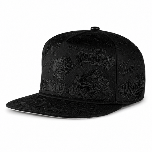 Gorra Vagancia Full Embroidery total Black