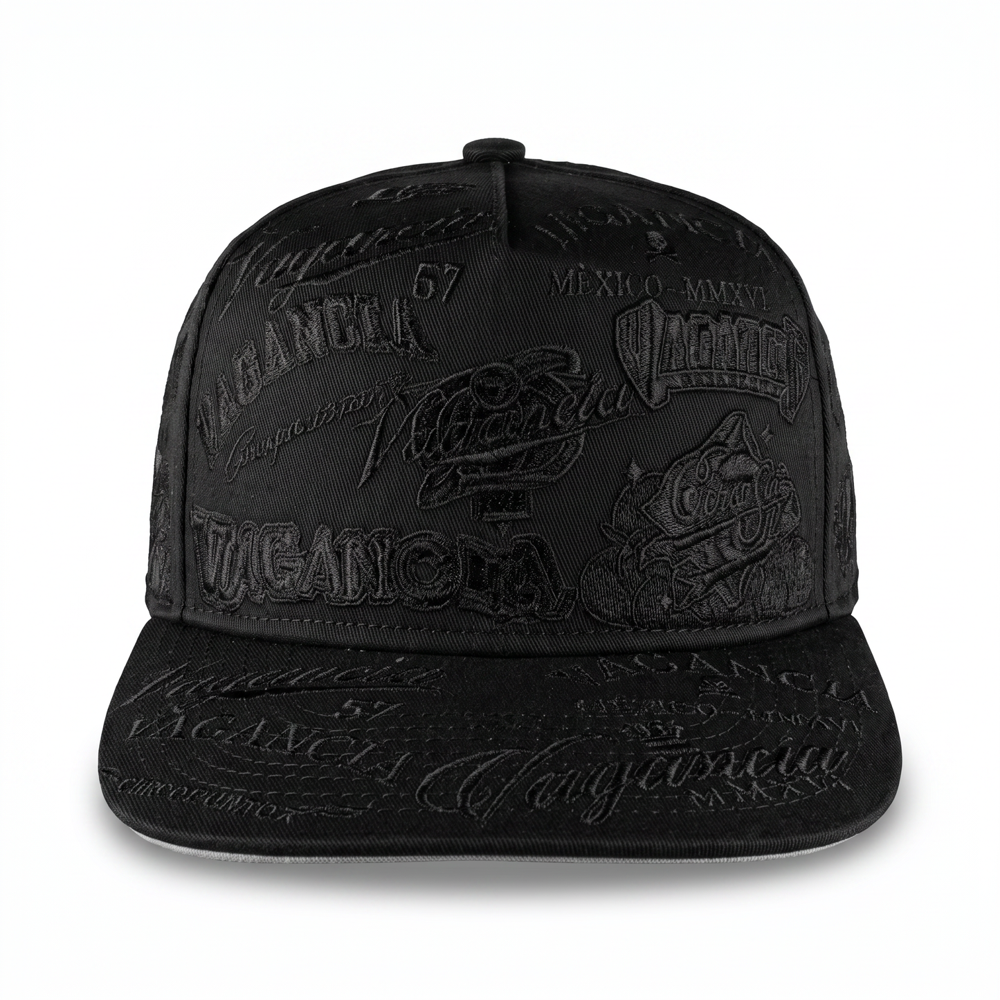 Gorra Vagancia Full Embroidery total Black