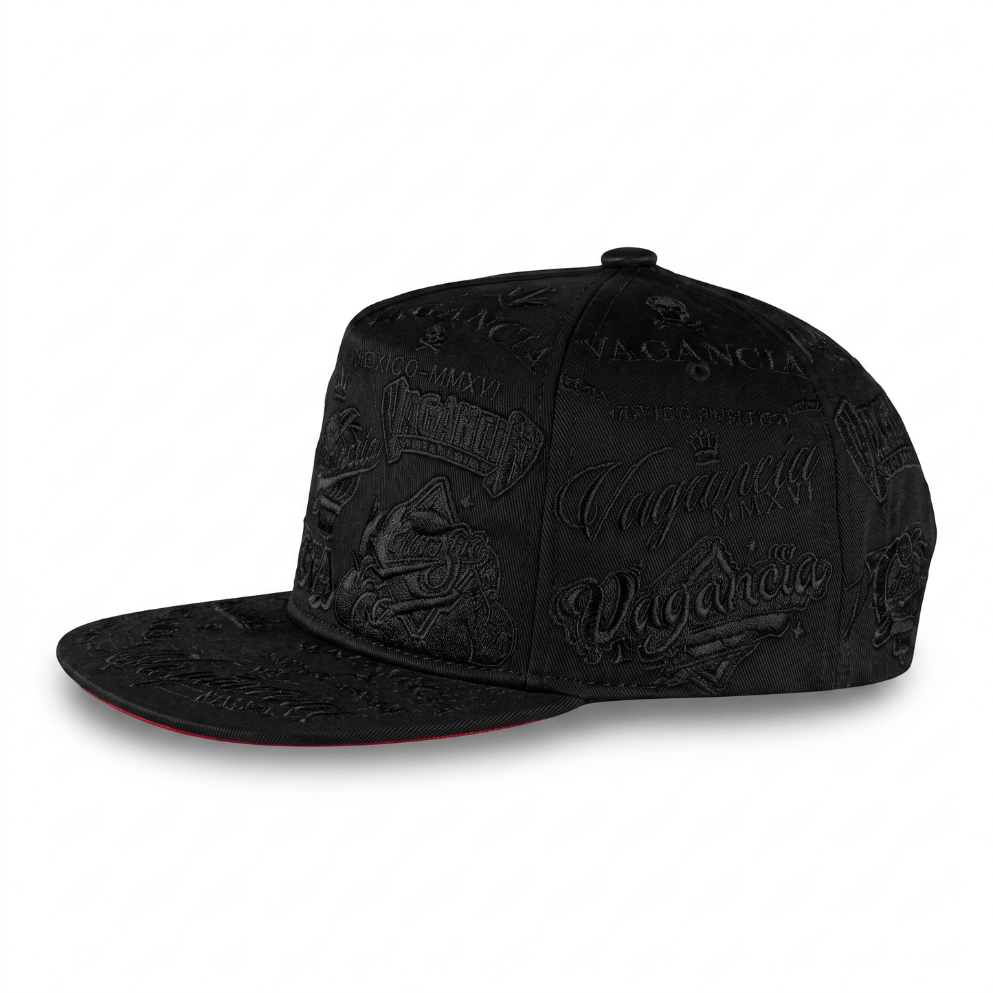 Gorra Vagancia Full Embroidery total Black