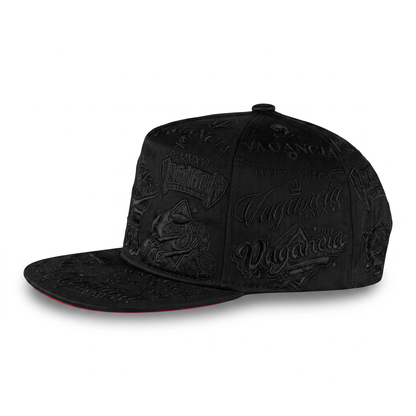 Gorra Vagancia Full Embroidery total Black